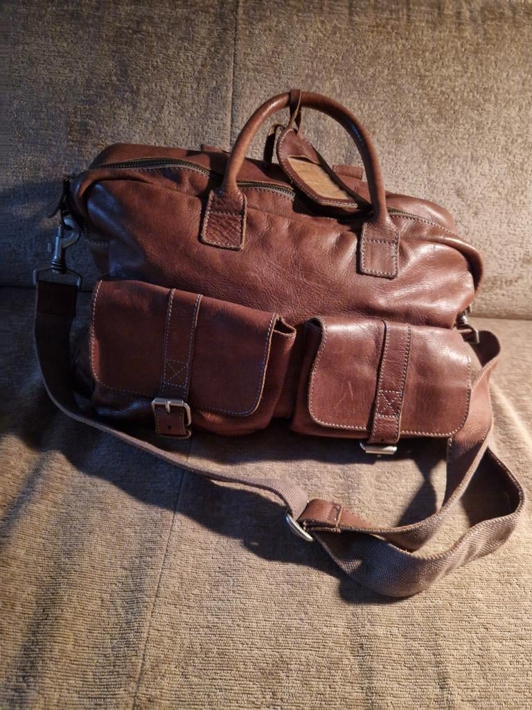 Leren reistas / weekendtas van Cowboysbag, Sieraden, Tassen en Uiterlijk, Tassen | Reistassen en Weekendtassen, Ophalen of Verzenden