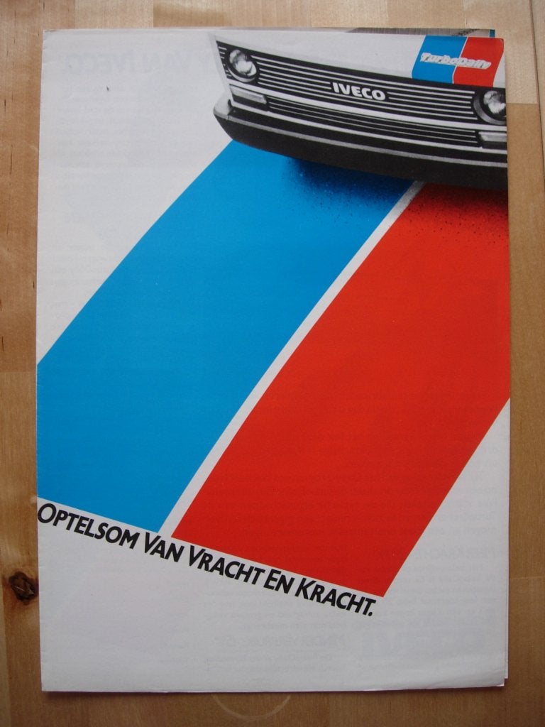 Iveco Turbodaily 1985 Brochure, Iveco, Ophalen of Verzenden, Zo goed als nieuw, Overige merken