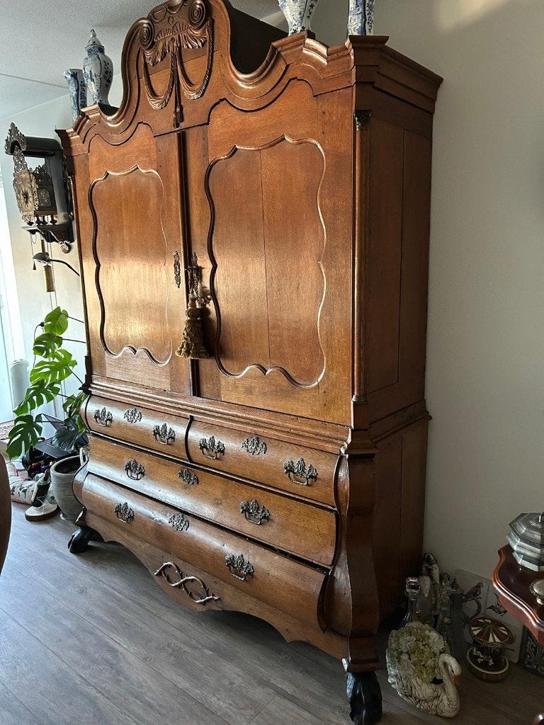Hollands eiken kabinet, Antiek en Kunst, Ophalen