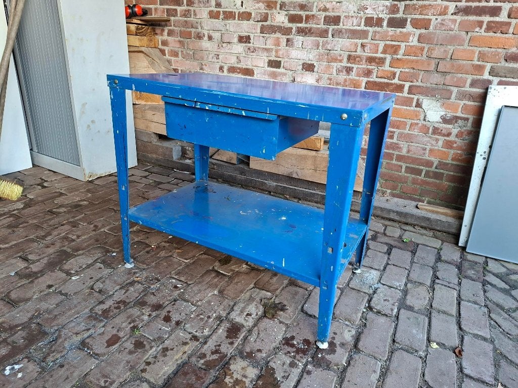 Professionele stalen werkbank/ werktafel!, Ophalen, Gebruikt, 70 tot 120 cm