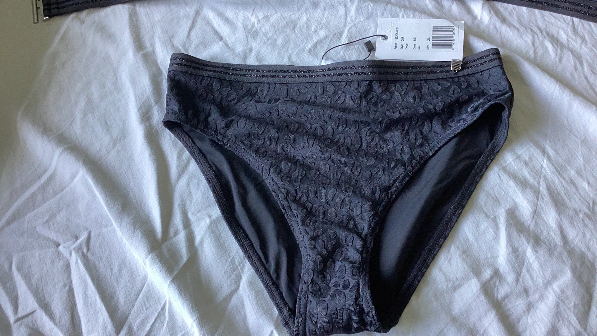 Beachlife bikini antraciet maat 36, Kleding | Dames, Badmode en Zwemkleding, Ophalen of Verzenden, Zo goed als nieuw, Grijs, Bikini