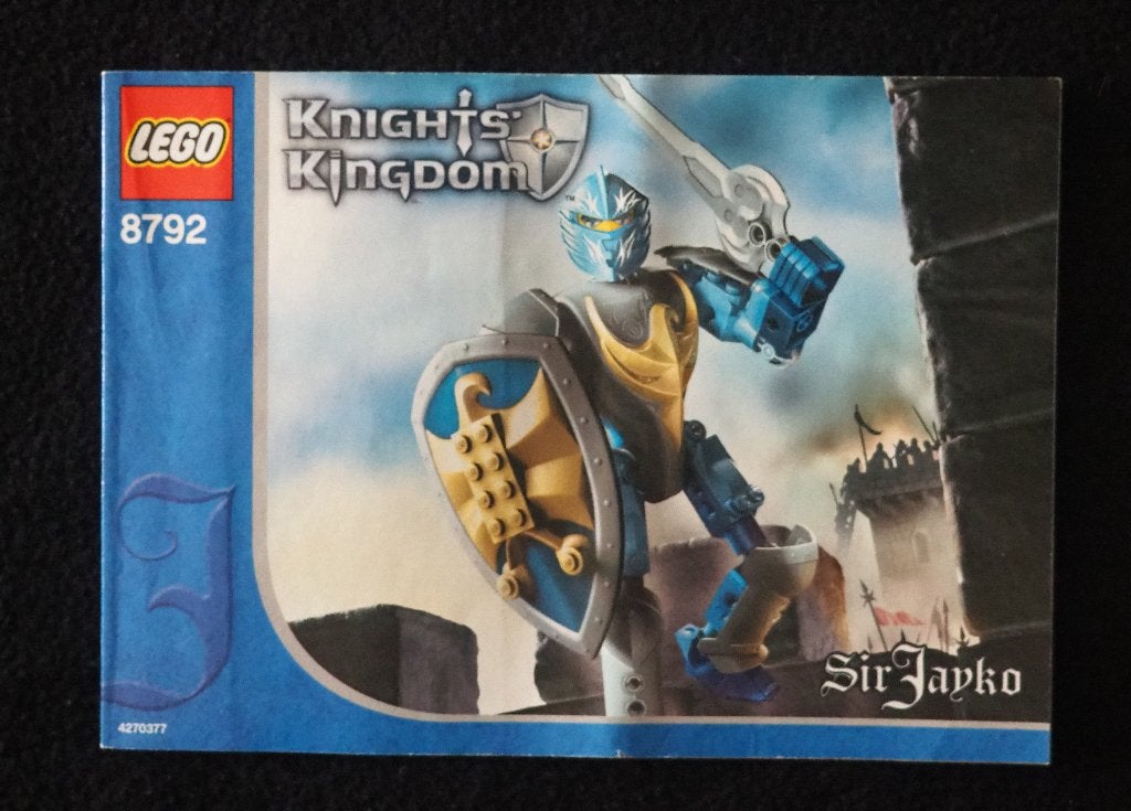 Lego Castle Knights' Kingdom II 8792 Sir Jayko, Inclusief instructies, Ophalen of Verzenden, Zo goed als nieuw, Castle