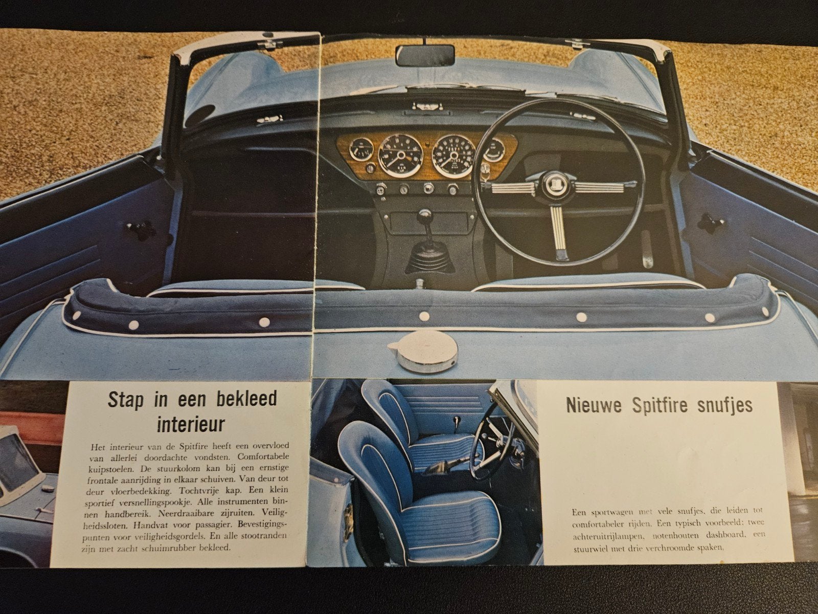 Brochure Triumph Spitfire MK 3, Ophalen of Verzenden, Zo goed als nieuw, Overige merken