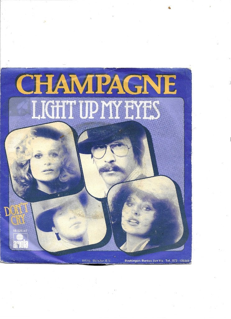 Single Champagne - Light up my eyes, Ophalen of Verzenden, Gebruikt, 7 inch, Pop