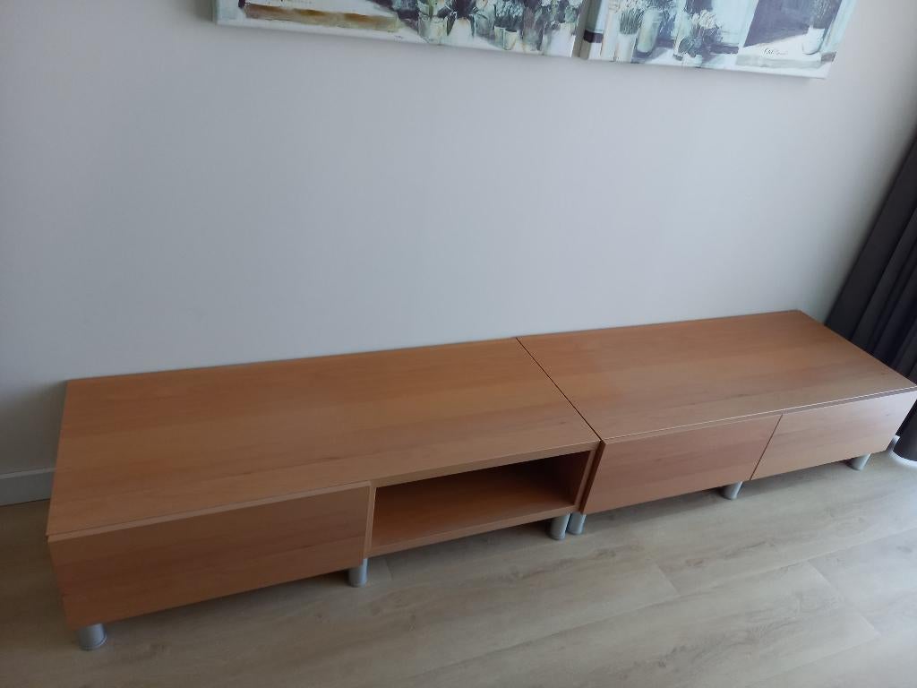 tv en audiomeubel, Zo goed als nieuw, 200 cm of meer, Minder dan 100 cm, Modern
