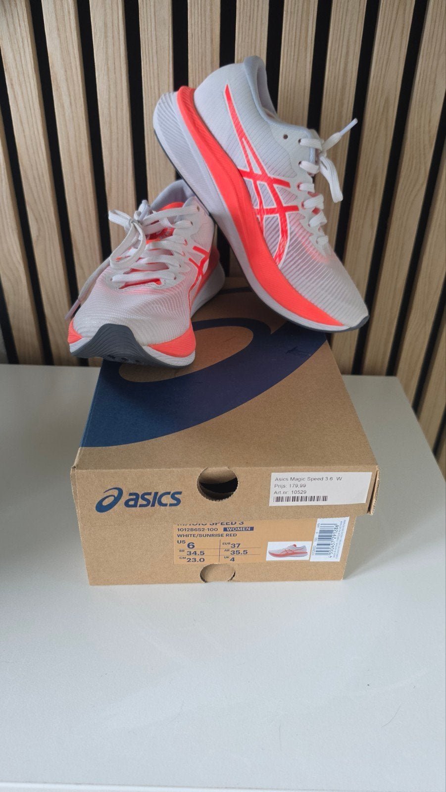 ASICS Magic Speed 3 Women EU 37 Carbon Plate Original B, Hardloopschoenen, Ophalen of Verzenden, Zo goed als nieuw, Hardlopen