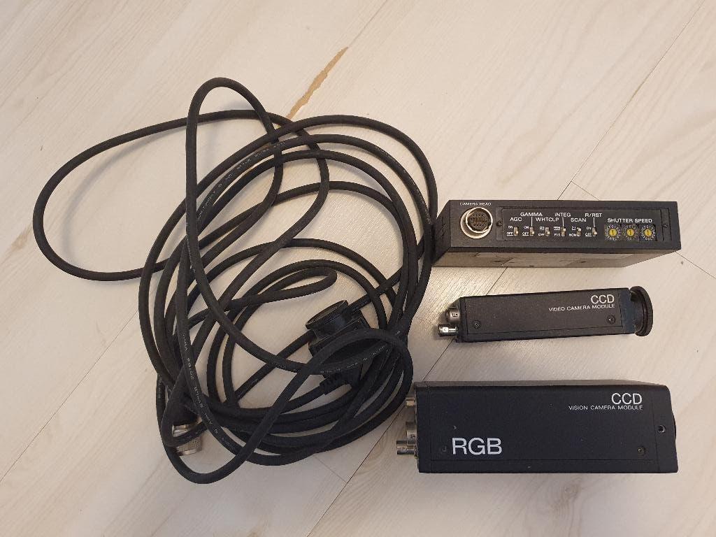 3 oude cctv camera's., Ophalen of Verzenden, Gebruikt