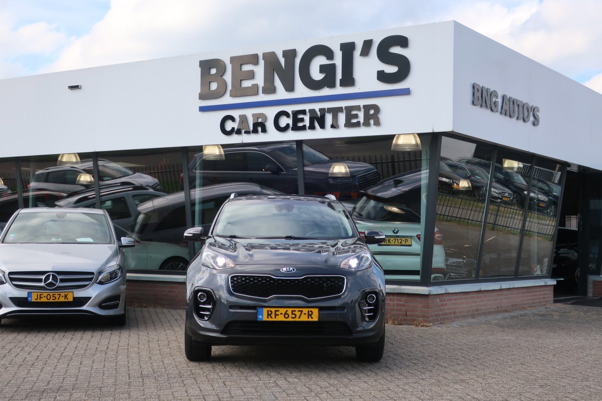 Kia Sportage 1.6 GDI DynamicLine 2e EIG_LED_NAVI_CRUIS_CAM_N, Voorwielaandrijving, Stof, Gebruikt, 4 cilinders