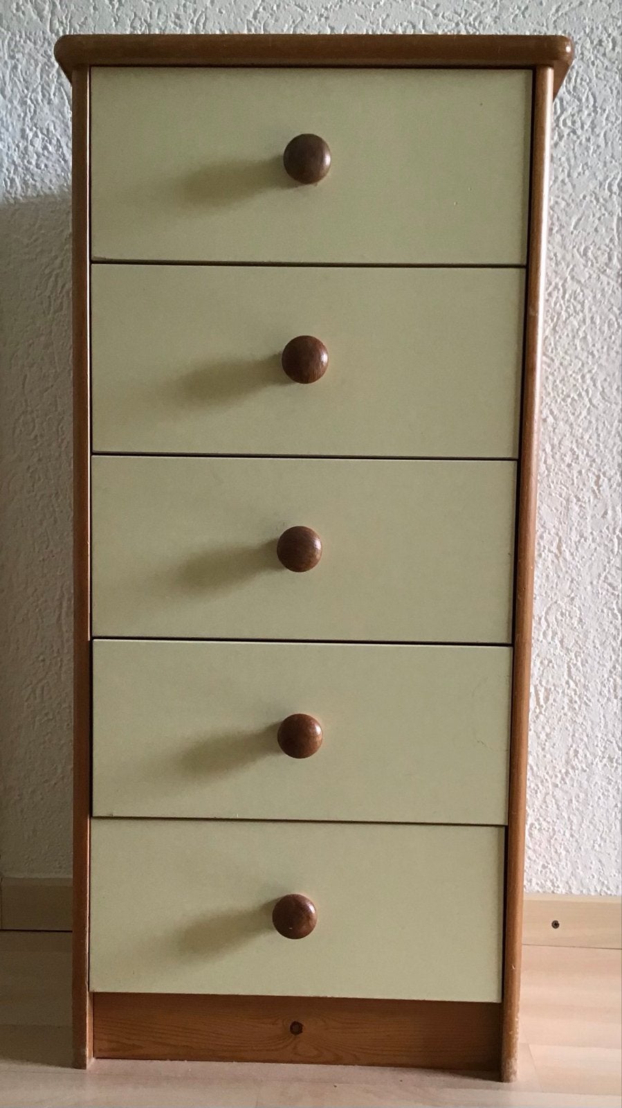 Ladenkastje met 5 laden - Hout en Kunststof, Ophalen, Minder dan 50 cm, Gebruikt, 5 laden of meer
