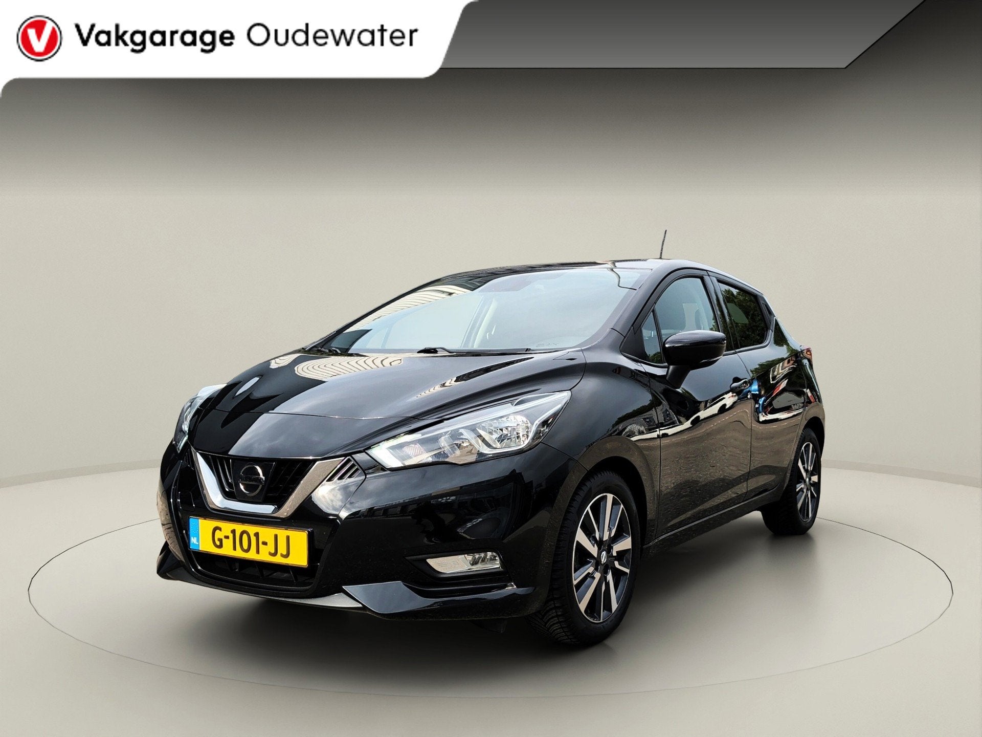 Nissan Micra 1.0 IG-T N-Connecta, Auto's, Euro 6, Met garantie (alle), Zwart, Origineel Nederlands