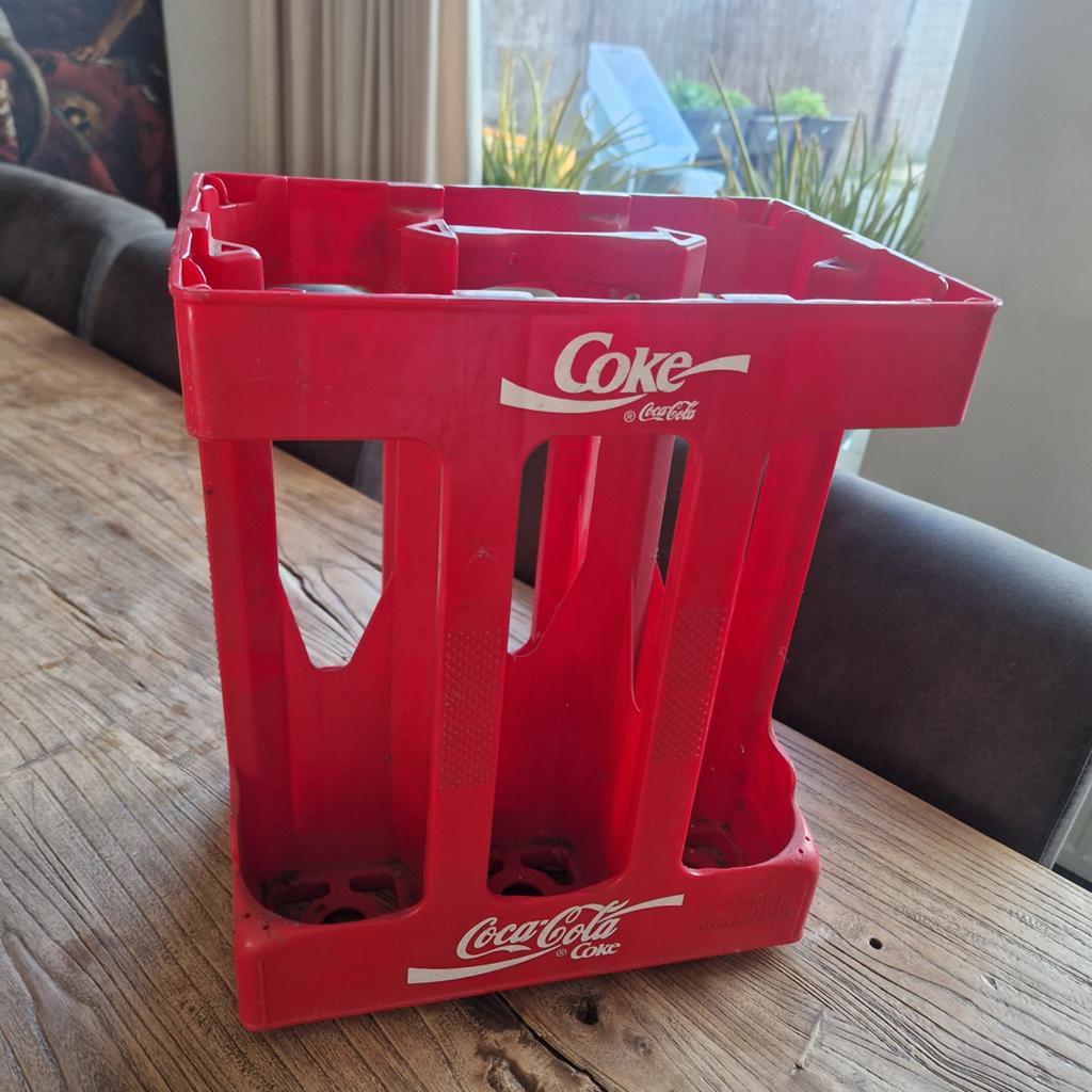 Vintage Origineel Coca-Cola kratje voor 6 flessen, Ophalen of Verzenden, Verpakking