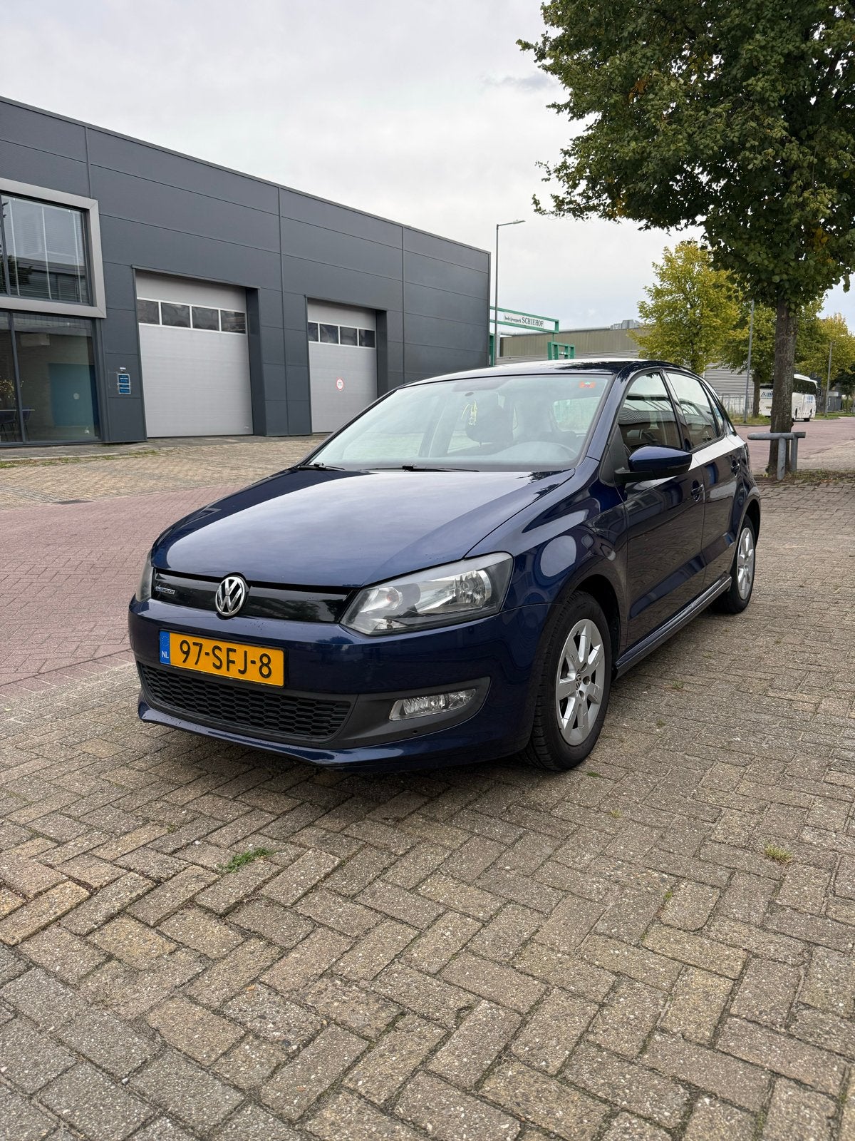Volkswagen Polo 1.2 TDI 55KW BM 2011 Blauw, Voorwielaandrijving, Stof, 74 pk, Zwart
