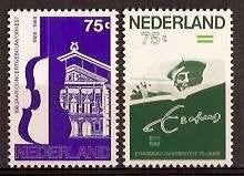 Nederland NVPH nr 1412/3 postfris Concertgebouw 1988, Ophalen of Verzenden, Na 1940, Postfris