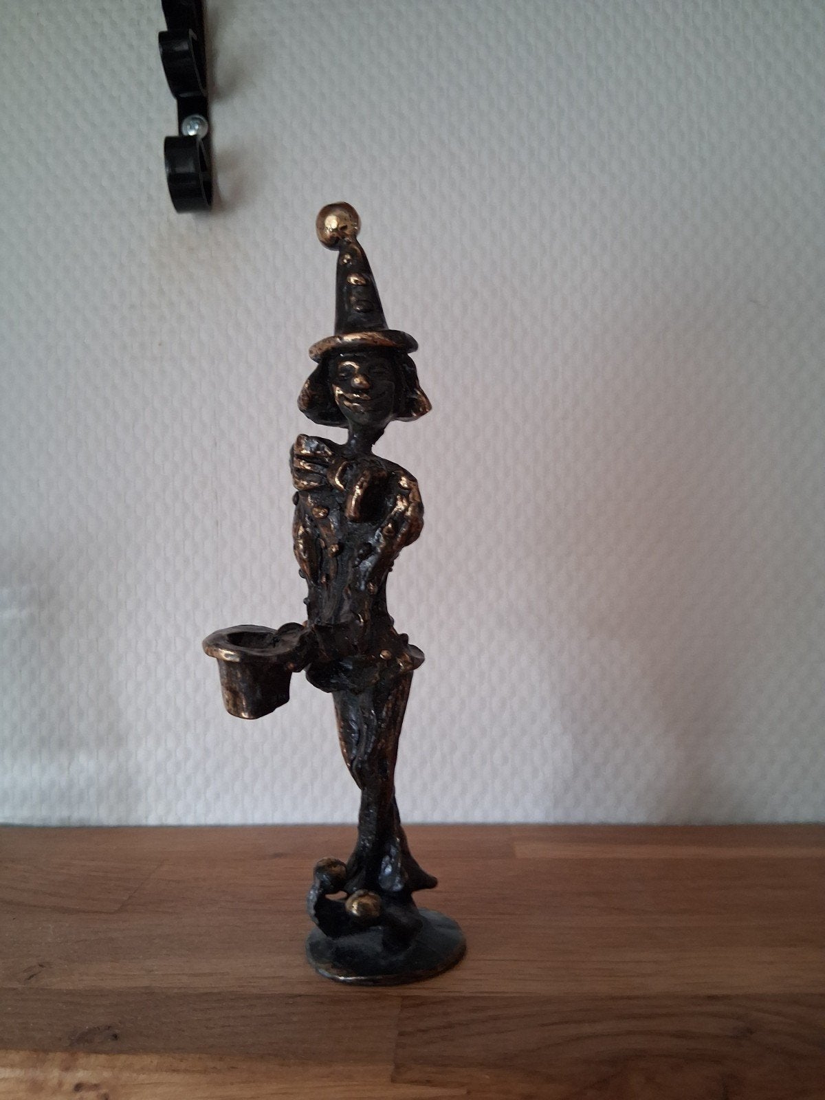 brons/clown/16,5 cm, Ophalen of Verzenden