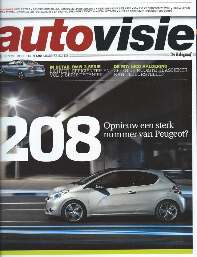 Autovisie 23 2011 : Peugeot 407 Coupe - Suzuki Swift Sport, Ophalen of Verzenden, Gelezen, Algemeen