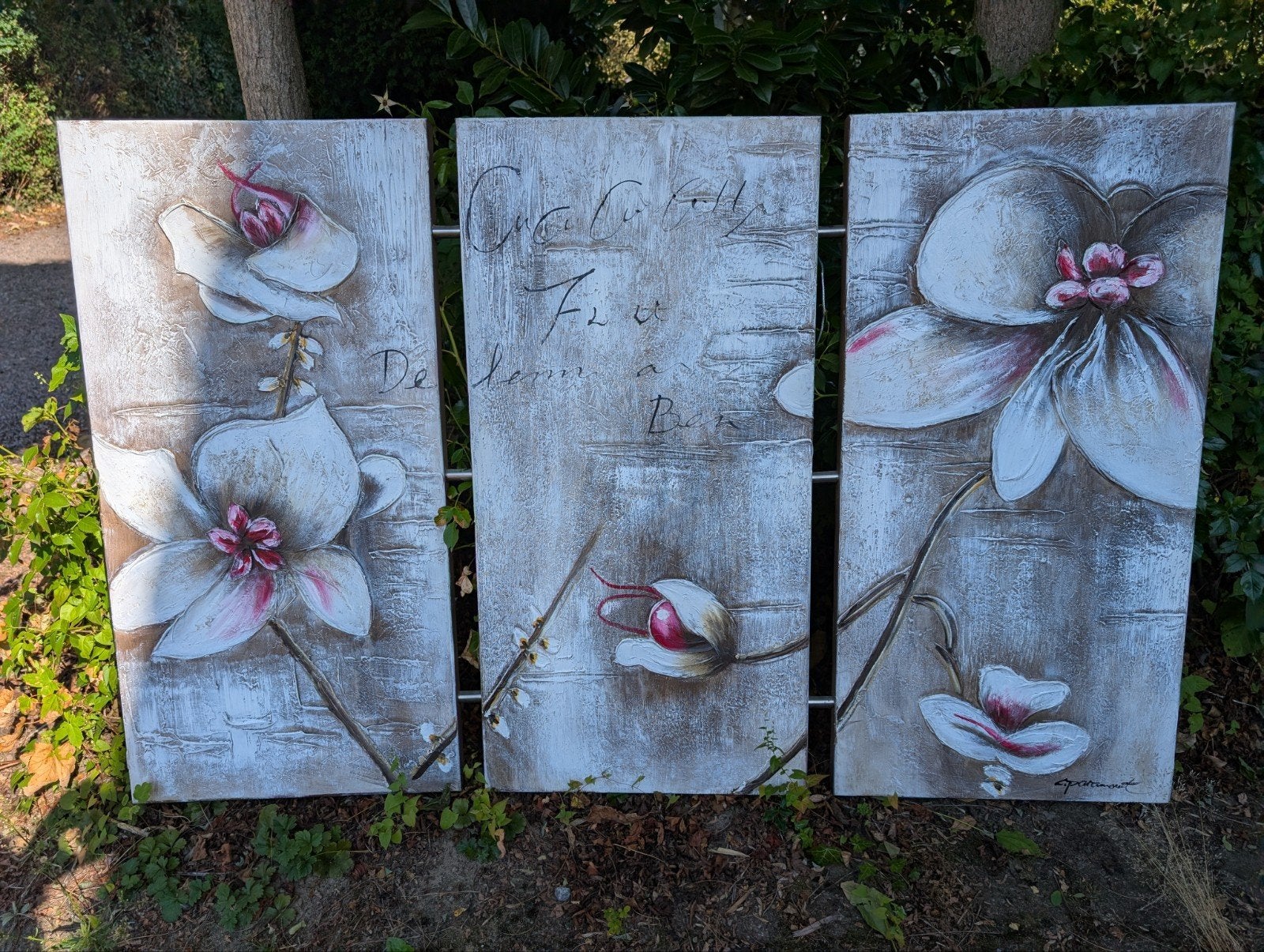 olieverf op doek, Ophalen, Gebruikt, 125 cm of meer, Foto of Poster