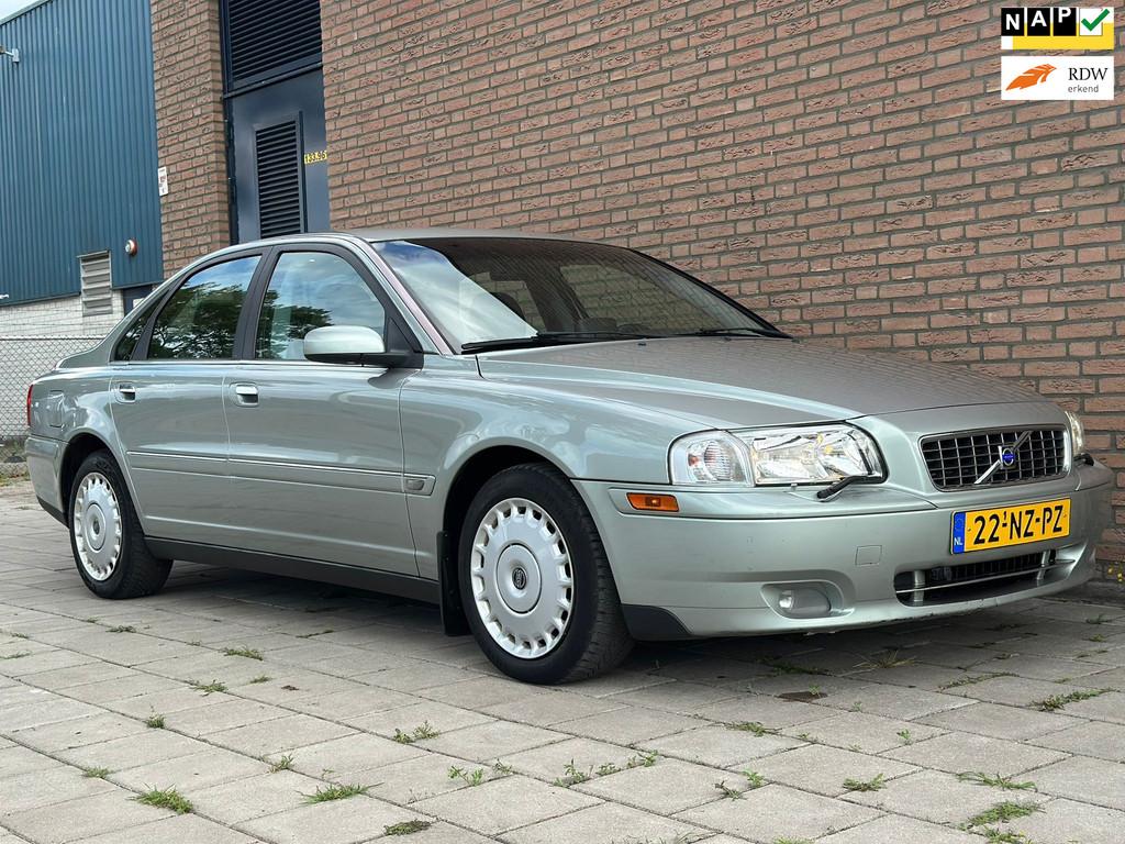 Volvo S80 2.4 Exclusive, Auto's, Zwart, Bedrijf, 2435 cc, 1523 kg