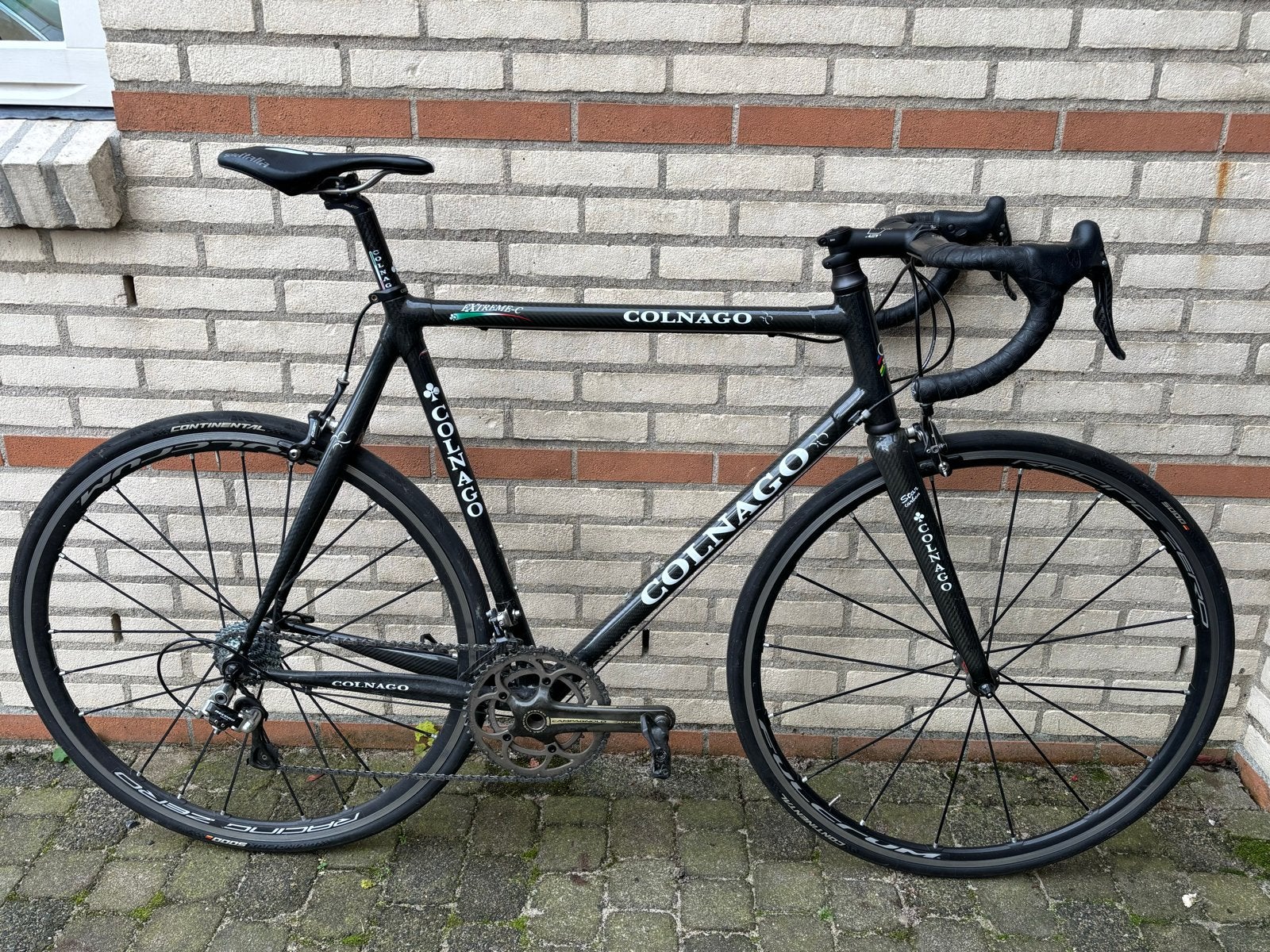 Colnago Extreme C racefiets - Maat 58 - Campagnolo Record, Fietsen en Brommers, 28 inch, Gebruikt, Carbon, 10 tot 15 versnellingen