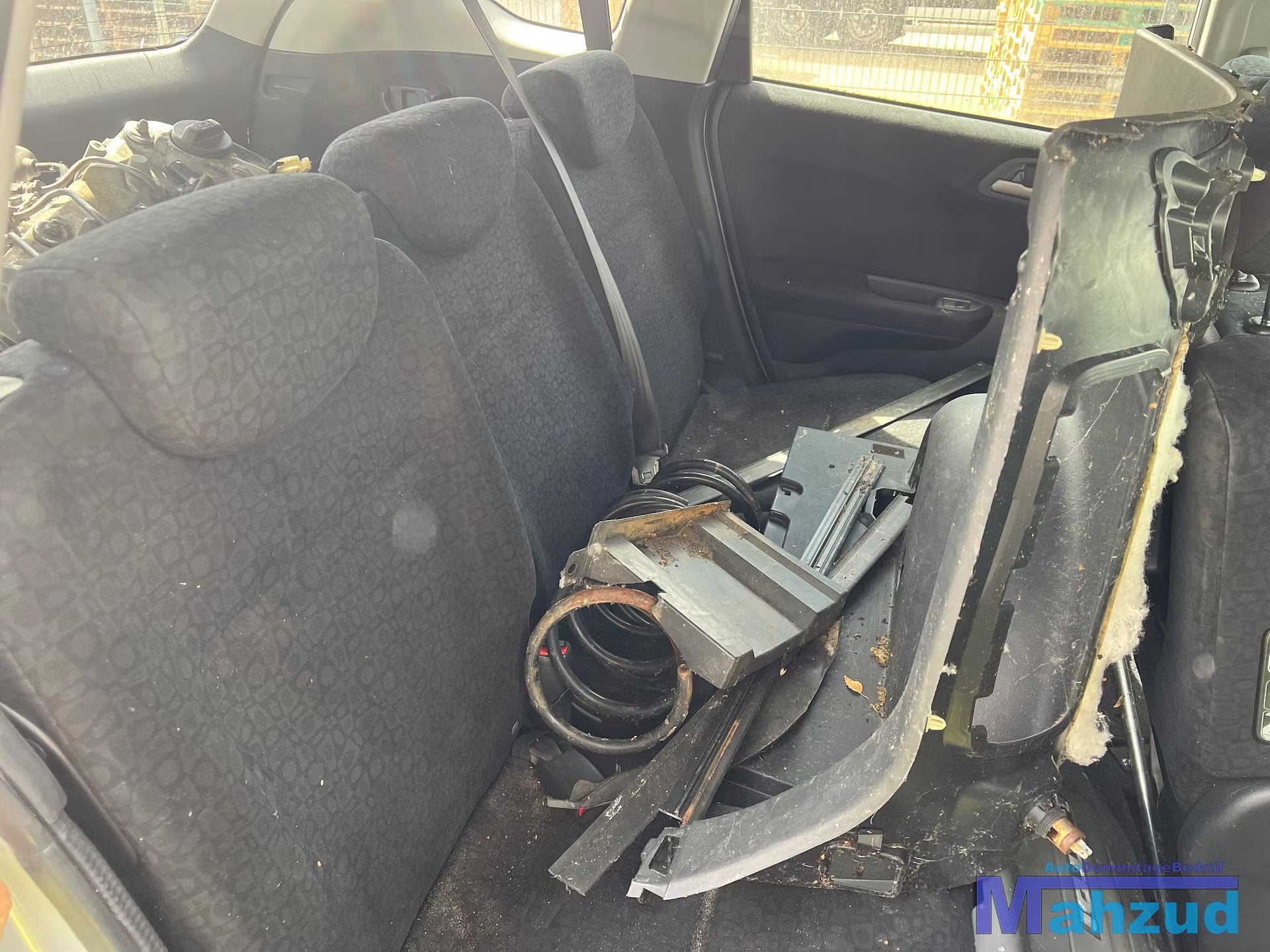 HONDA FR-V zilver links achter deur 2004-2010, Auto-onderdelen, Interieur en Bekleding, Gebruikt, Info@honda.co.jp, Ophalen of Verzenden