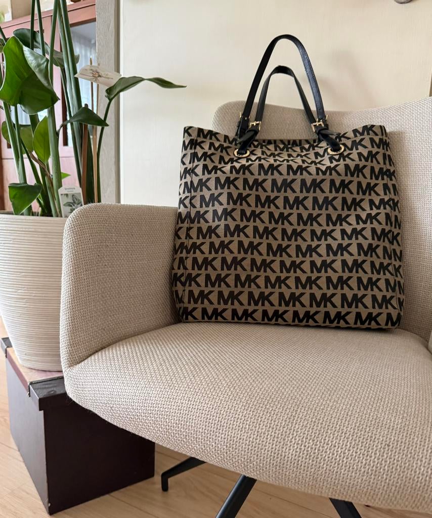 MICHAEL KORS, Jet Set Tote - zwart, Ophalen, Zo goed als nieuw, Zwart, Handtas