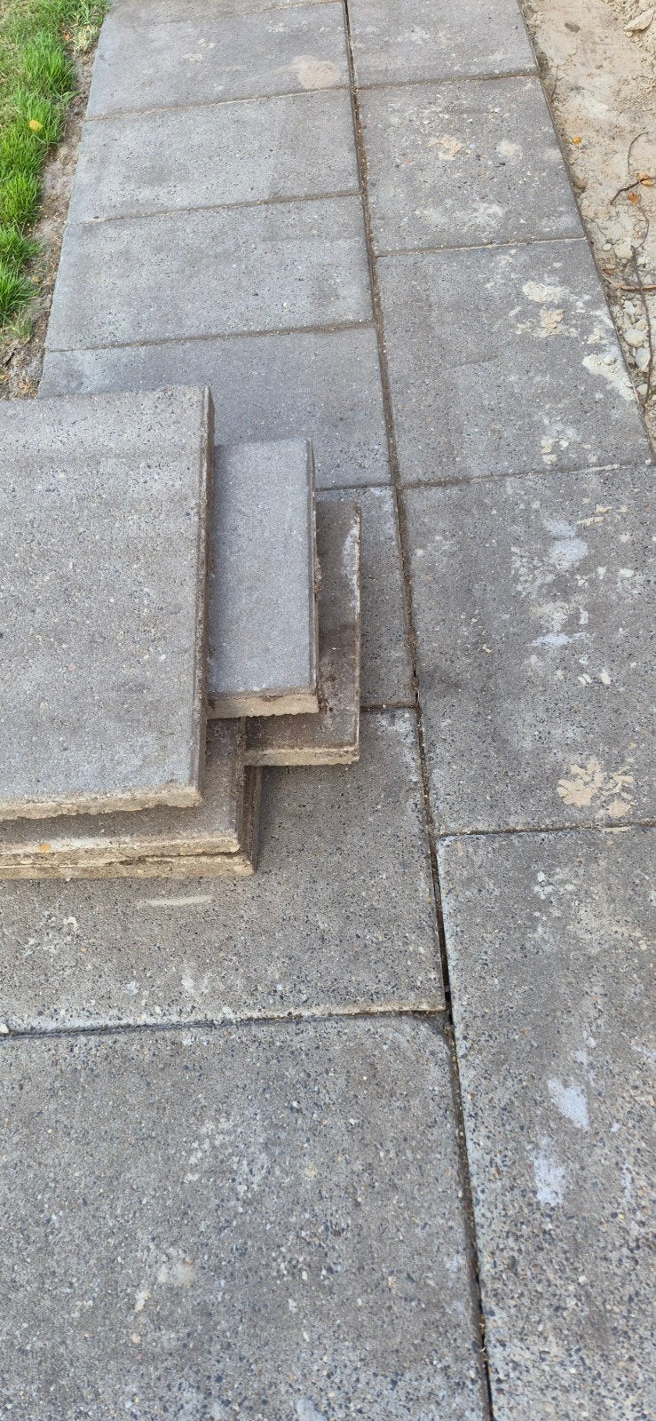 beton tegels 60 40 5, Ophalen, Gebruikt, Beton, Terrastegels