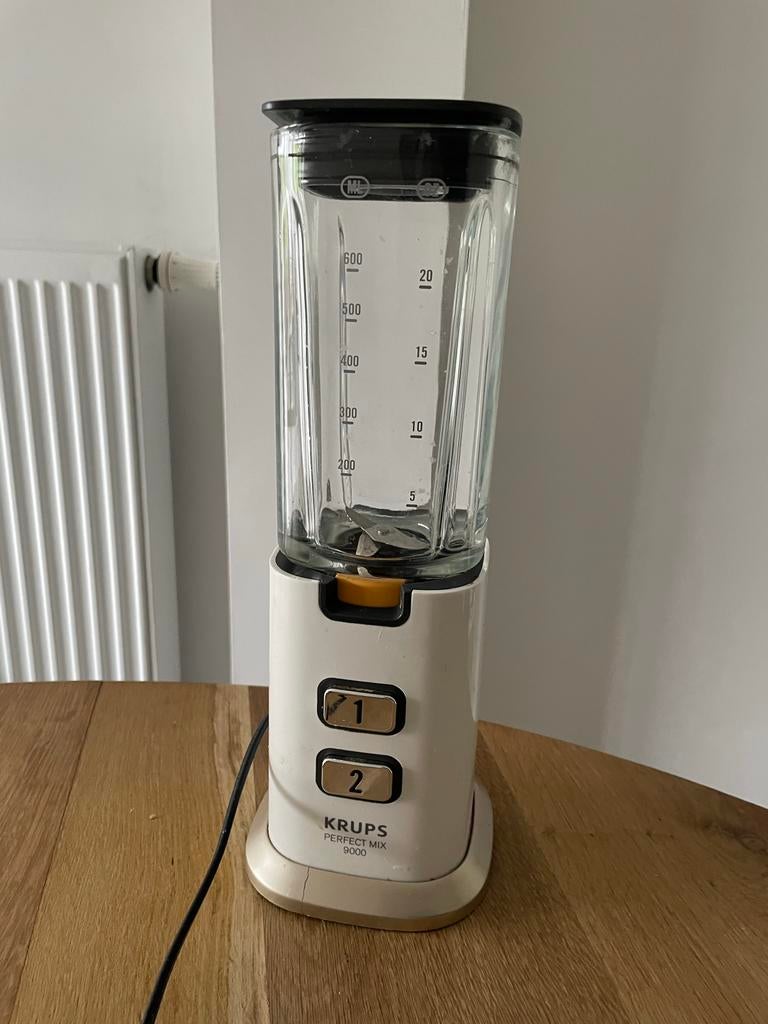 Krups Blender Perfect Mix 9000 met extra snijmesjes, Ophalen, Gebruikt, Blender