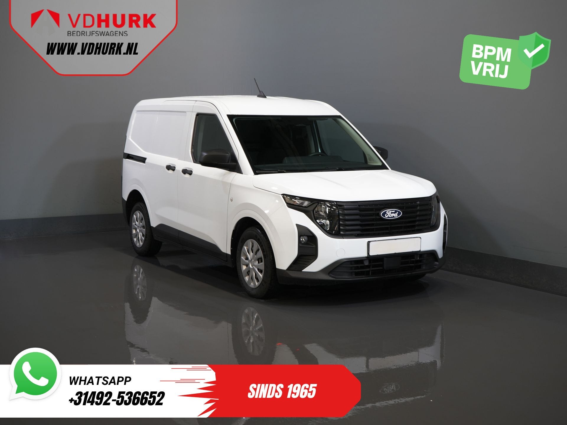 Ford Transit Courier 1.0 Trend 100 pk BENZINE Carplay/ Virtu, Auto's, Voorwielaandrijving, Gebruikt, Origineel Nederlands, Bedrijf