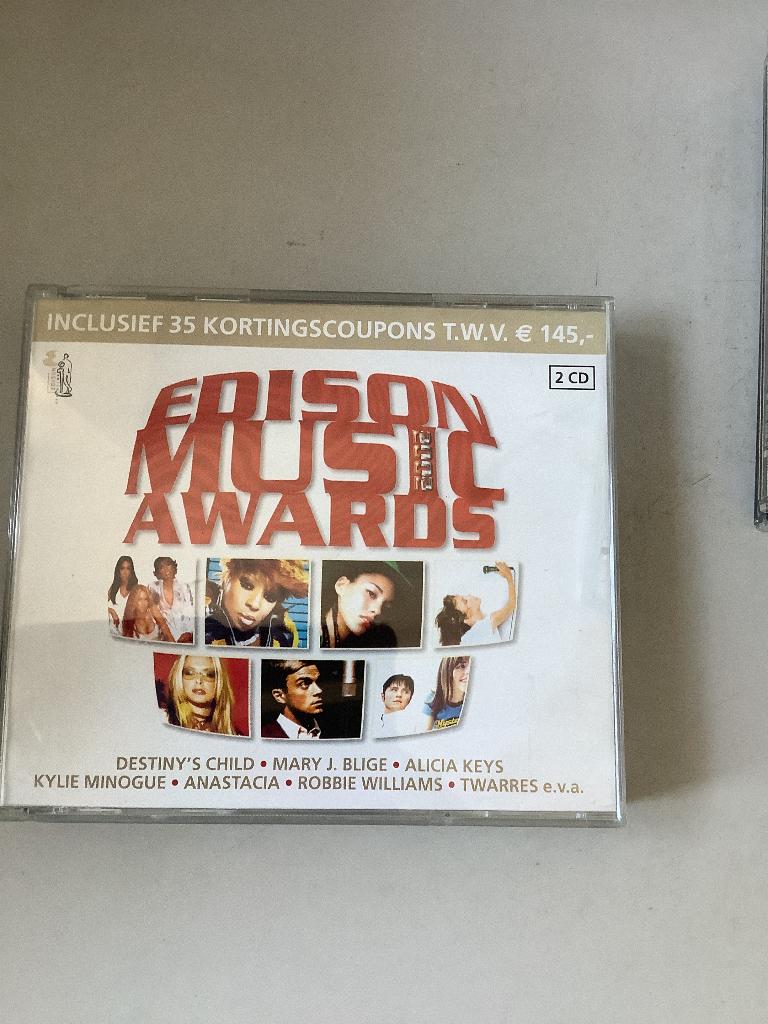 Edison Music awards (2 cd’s), Verzenden, Zo goed als nieuw, Pop