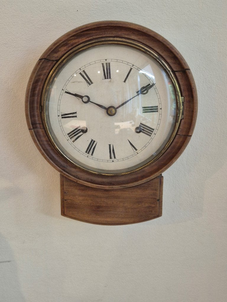 Antieke pendule wandklok ca. 1900, Antiek en Kunst, Ophalen