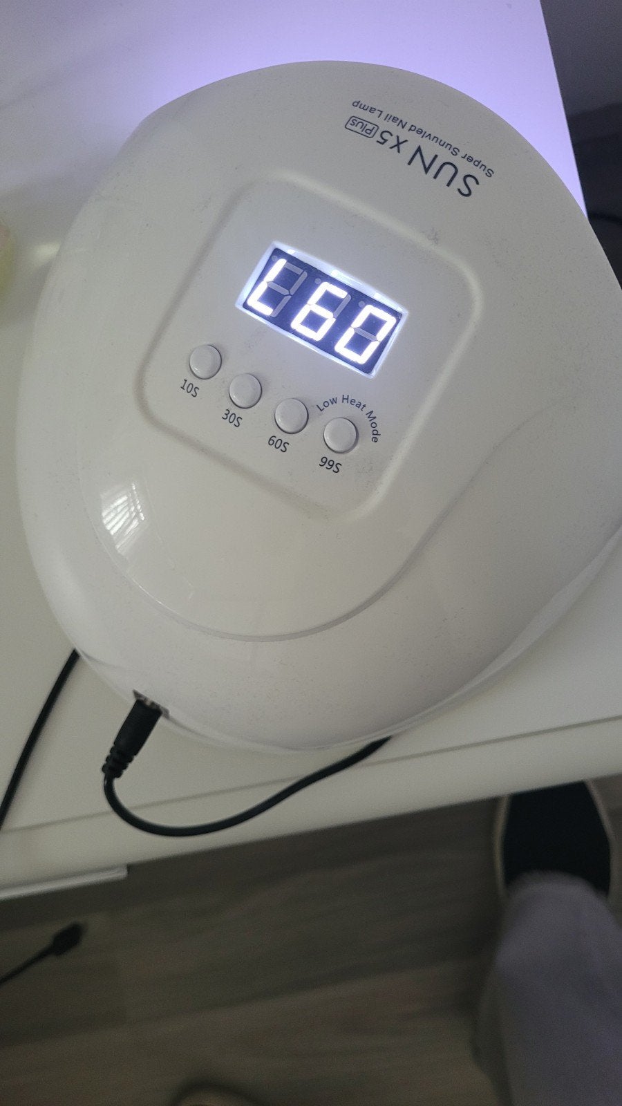 SUN X5 Plus UV/LED Nagellamp voor Gel Nagels, Ophalen of Verzenden, Zo goed als nieuw, Gehele gezicht