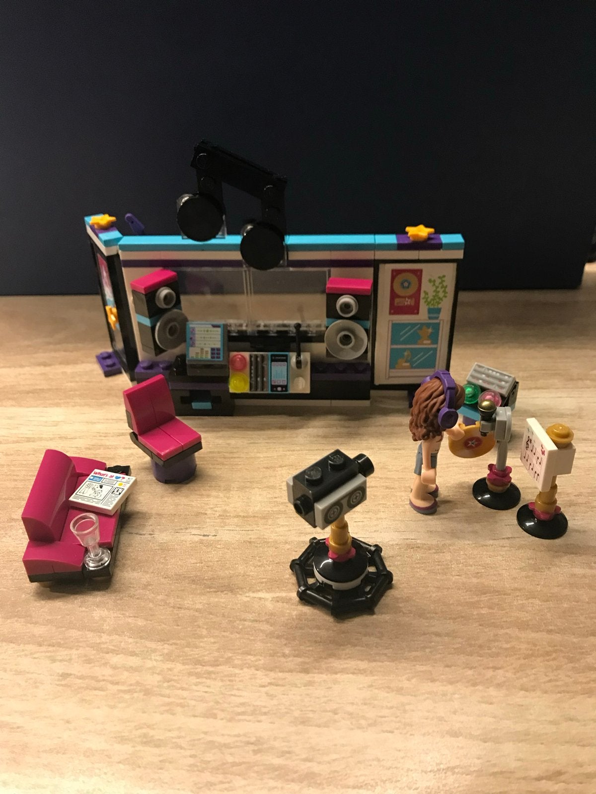 LEGO Friends Popster Kleedkamer (41104) met minifiguur, Lego, Friends, Ophalen of Verzenden, Zo goed als nieuw