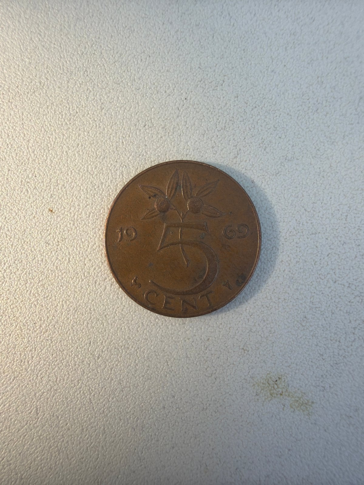 Nederlandse 5 cent munt Koningin Juliana 1969, Ophalen of Verzenden, Koningin Juliana, 5 cent, Losse munt