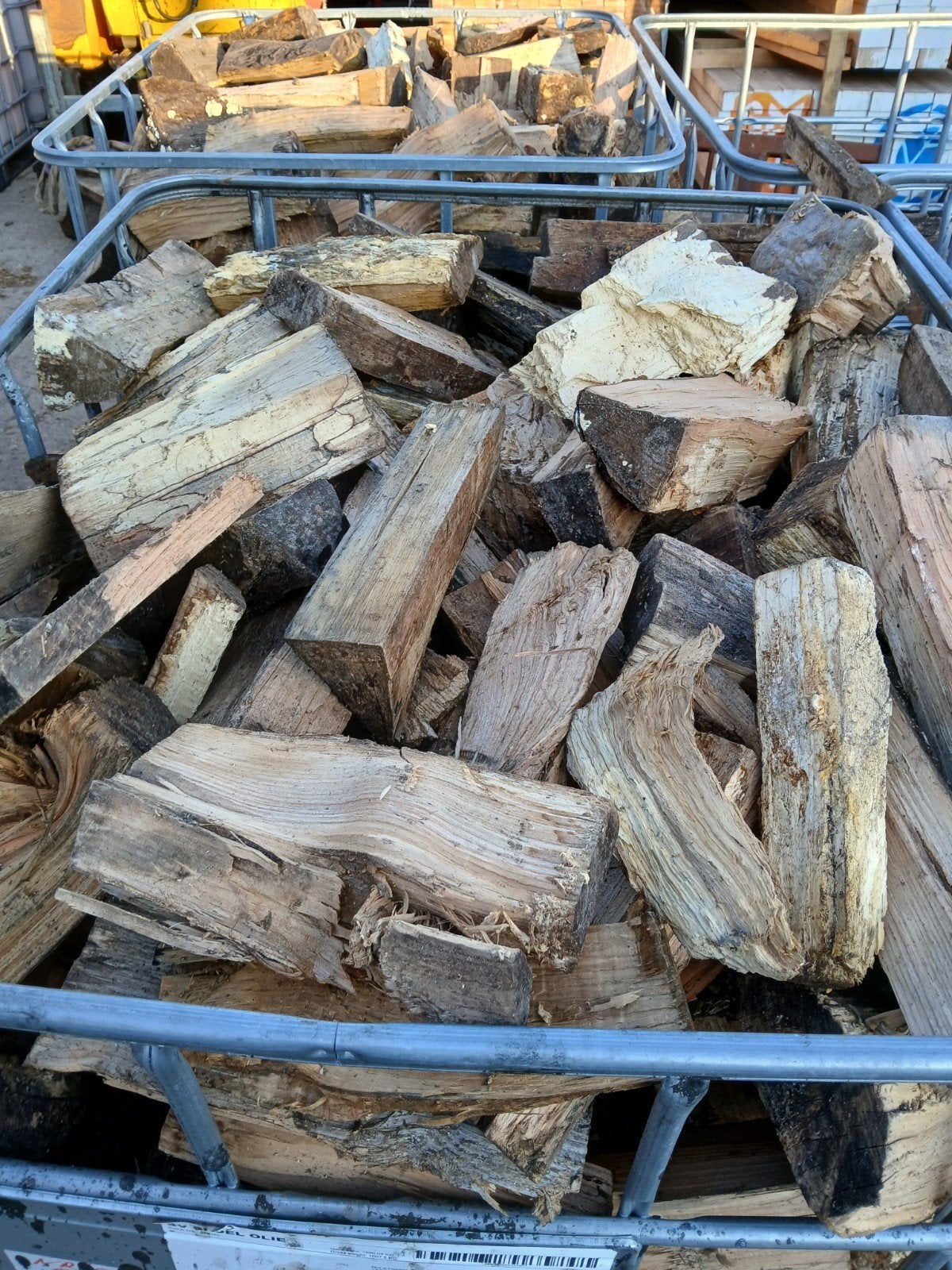 Droog brandhout, haardhout, openhaardhout, Ophalen