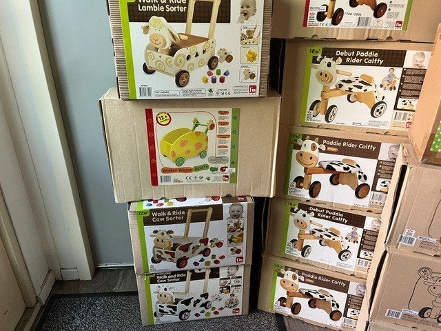 Loopfiets hout Simply Im Toys Playwood Scratch, Ophalen of Verzenden, Nieuw, Loopfiets
