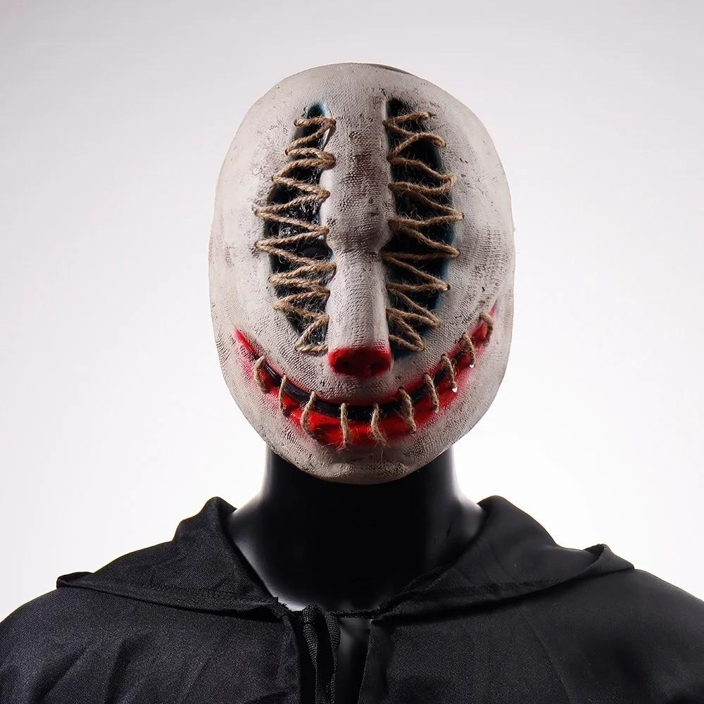 Halloween Killer Joker stitch full face latex horror masker