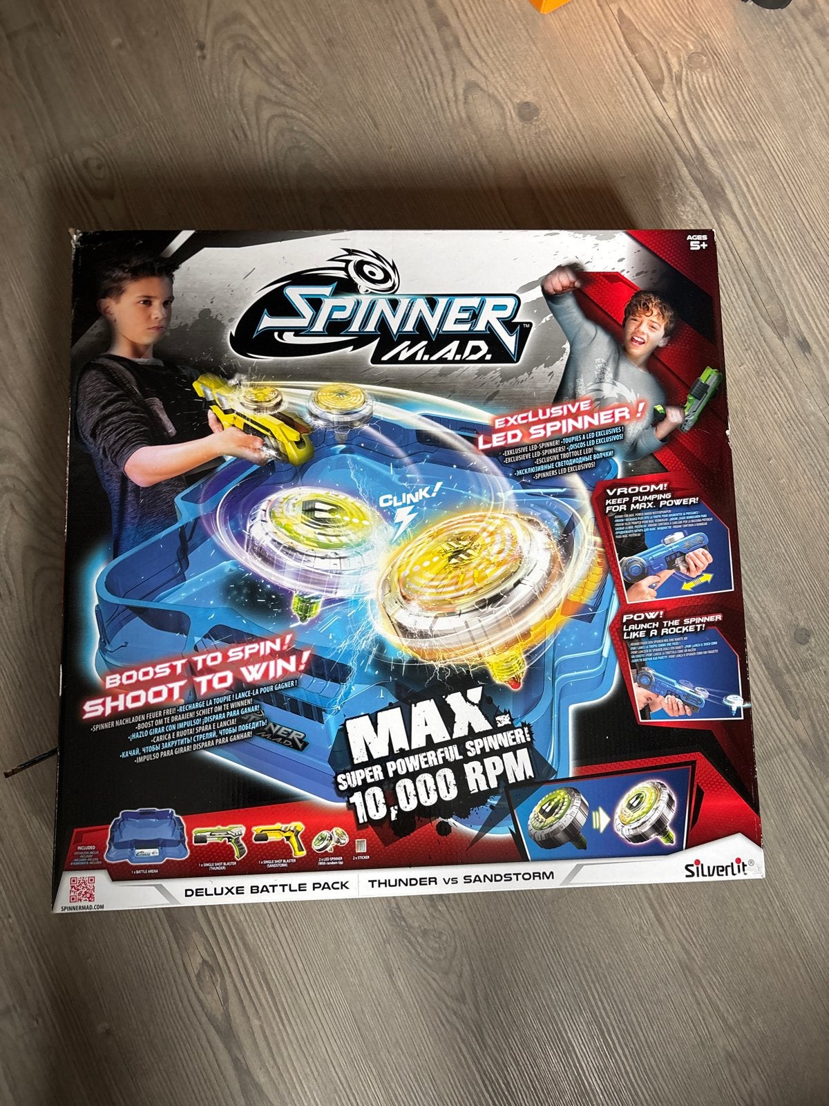 Spel Spinner M.A.D. Deluxe Battle Pack, Ophalen, Gebruikt, Jongen of Meisje