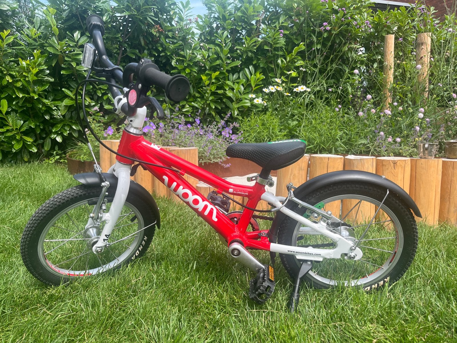 Woom 2 kinderfiets, Ophalen, Gebruikt, Velgrem, 16 tot 20 inch
