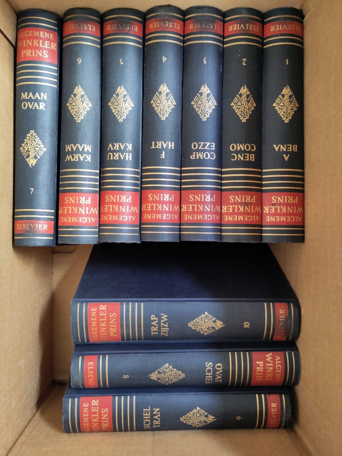 Algemene Winkler Prins Encyclopedie - Complete Serie, Boeken, Encyclopedieën, Gelezen, Complete serie, Winkler Prins Redactie