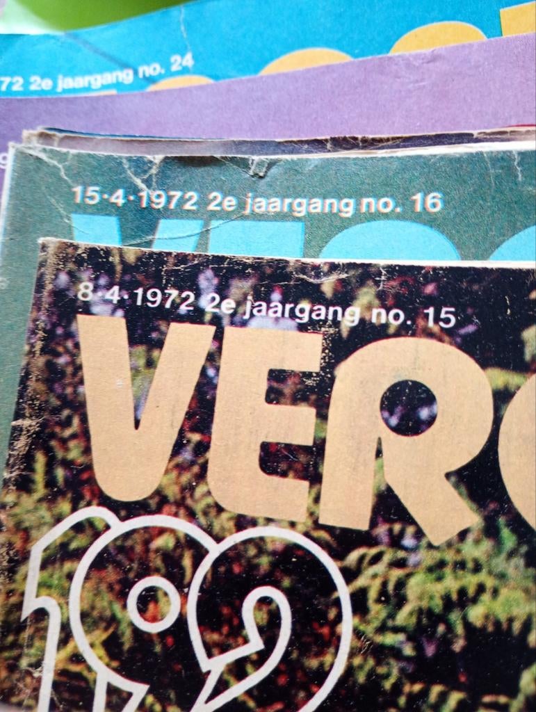 Veronica gidsen van 1972 TM 1974, Ophalen of Verzenden, Gelezen