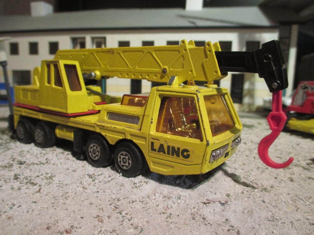 Hercules Mobile Crane LAING - Matchbox SuperKings K-12 izgst, Ophalen of Verzenden, Gebruikt, Auto
