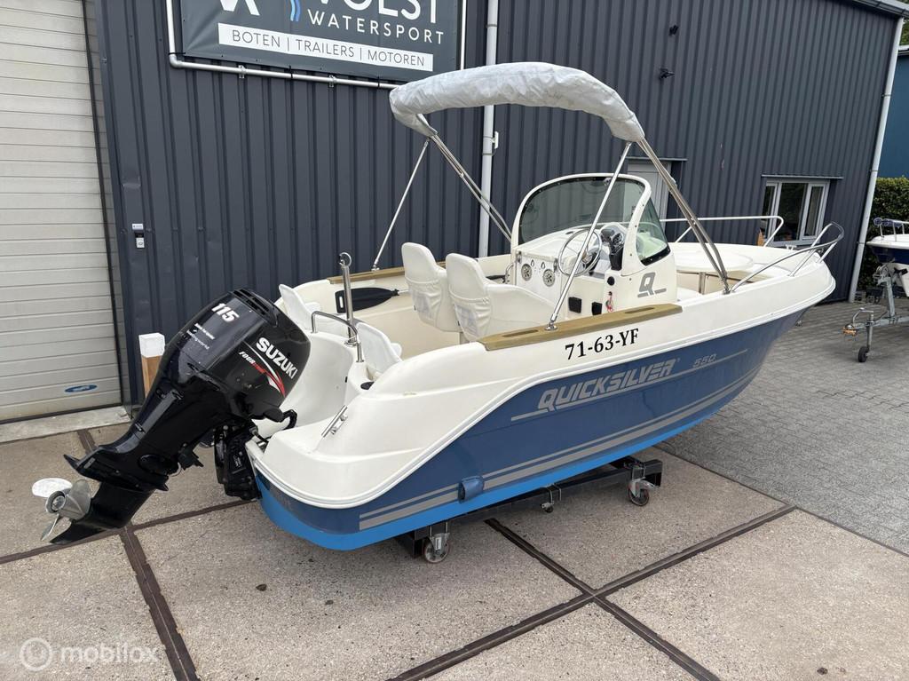 Quicksilver 550 console boot / 115 PK Suzuki (2012), Overige brandstoffen, 70 pk of meer
