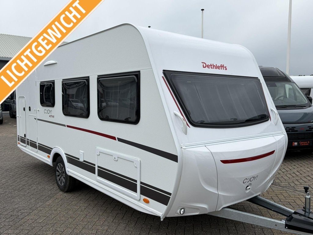 Dethleffs C'Joy Active 480 QLK NIEUW 2026, Caravans en Kamperen, Schokbreker, Dwarsbed, Bedrijf, Dethleffs