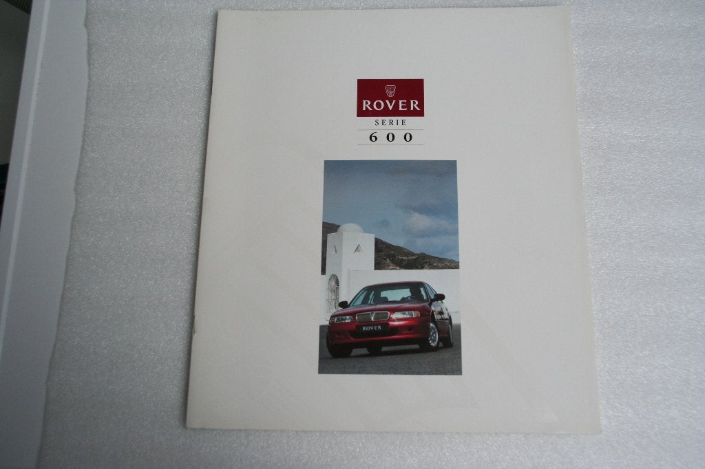 Folder Rover 600 (24-6-1993) (13), Ophalen of Verzenden, Nieuw, Overige merken