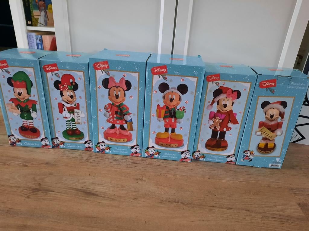 Disney Kurt S.Adler Mickey Mouse en Minnie Mouse notenkraker, Verzamelen, Ophalen of Verzenden, Overige figuren, Zo goed als nieuw