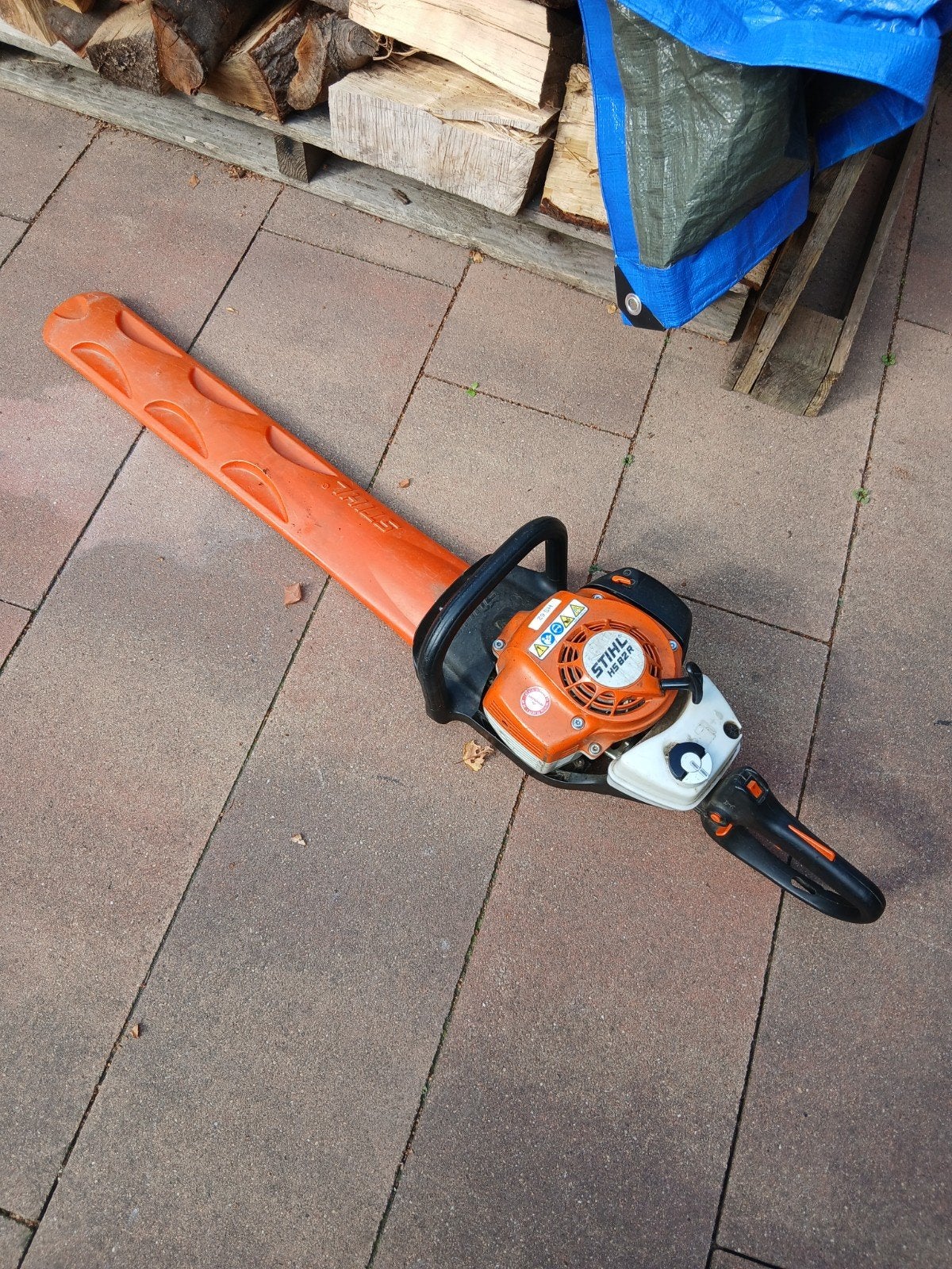 Stihl HS82R Benzine Heggenschaar, Tuin en Terras, Ophalen, Gebruikt, Benzine, Stihl