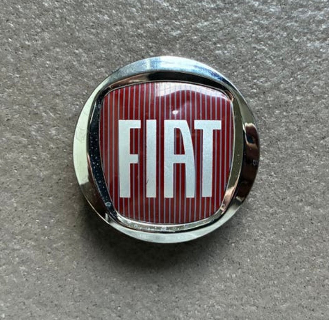 Naafdopjes wiel doppen 60 mm naaf fiat, Ophalen, Gebruikt