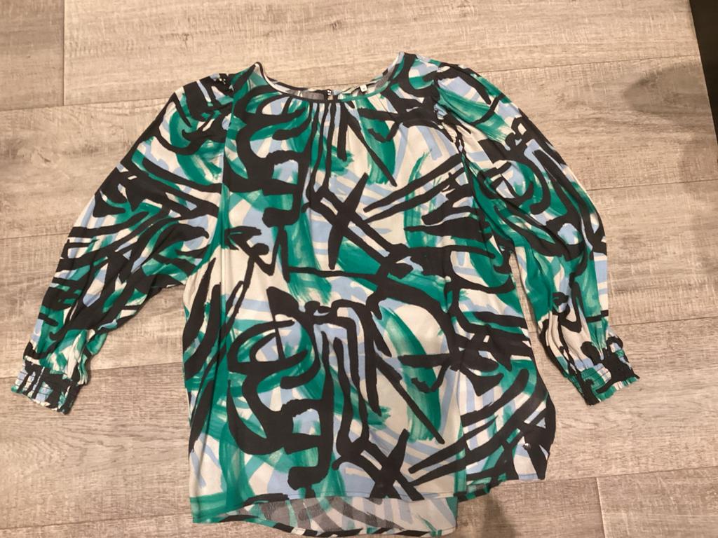 Mooie blouse van Sandwich, maat 40, Ophalen of Verzenden, Gedragen, Maat 38/40 (M), Groen
