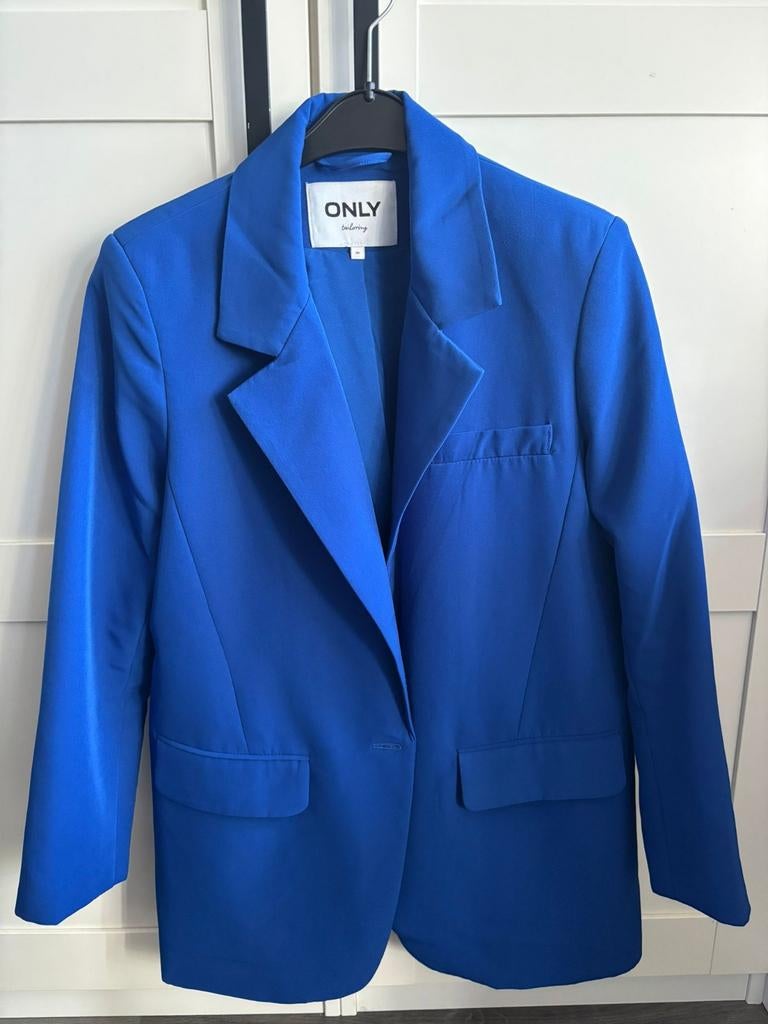 Blauwe blazer dames, Only, Blauw, Ophalen of Verzenden, Zo goed als nieuw