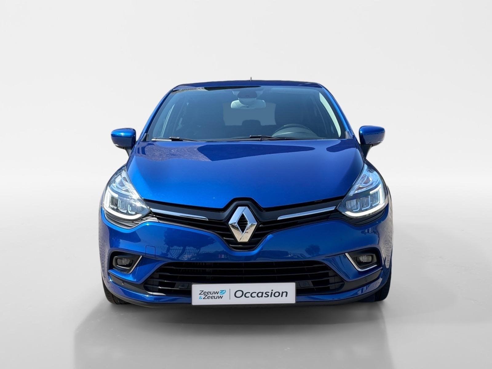 Renault Clio 90PK TCe Intens | Camera | Parkeersensoren | Li, Stof, Gebruikt, Blauw, 49 €/maand