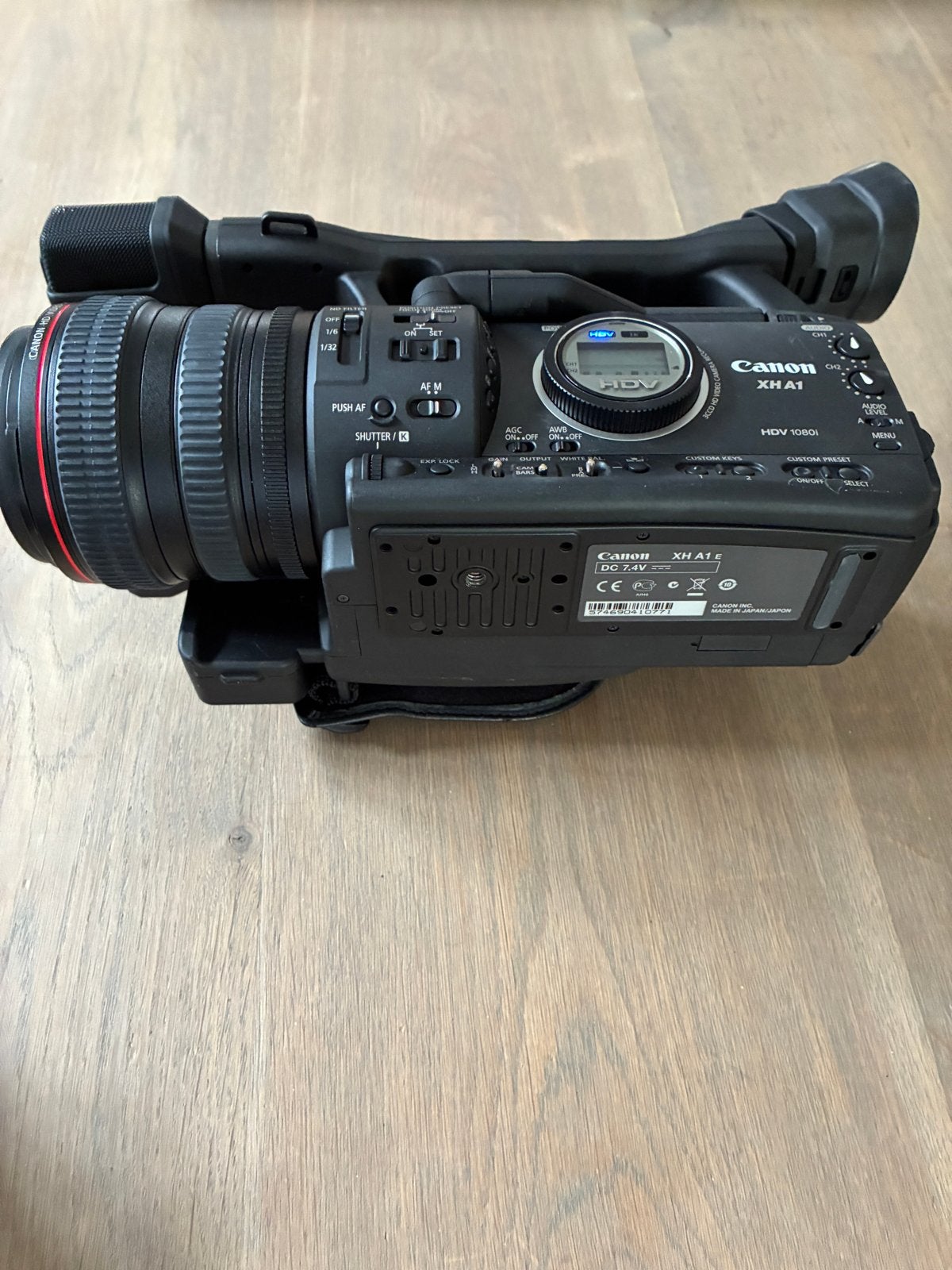 Canon XH A1 semi pro video camera mini dv., Mini dv, Canon, 20x of meer, Ophalen of Verzenden
